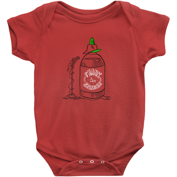 Frank Sriracha Baby Onesie - punpantry