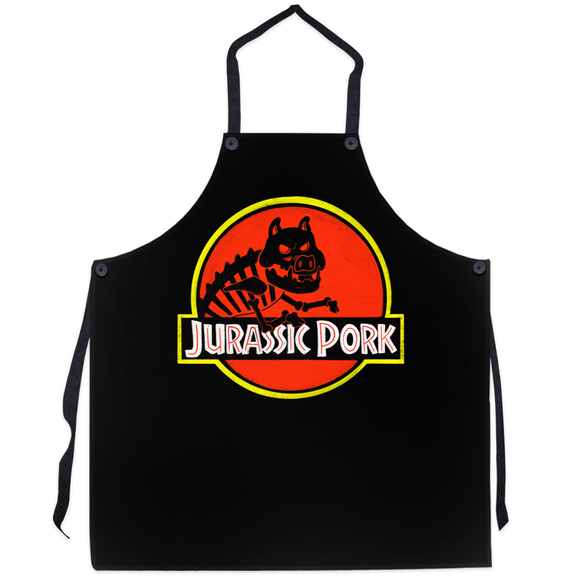 Jurassic Pork Apron - punpantry