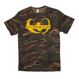Wu-Tang Clam Camo T-Shirt, Funny 90s Hip Hop Gift - punpantry