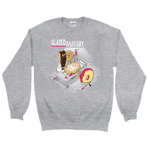 Glazed Anatomy Crewneck Sweatshirt - punpantry