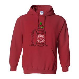 Frank Sriracha Hooded Sweatshirt - punpantry