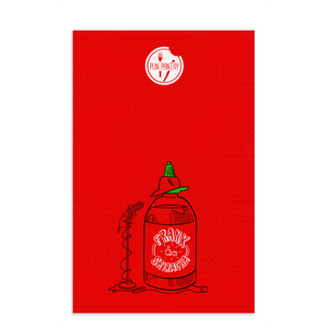 Frank Sriracha Dish Towel - punpantry