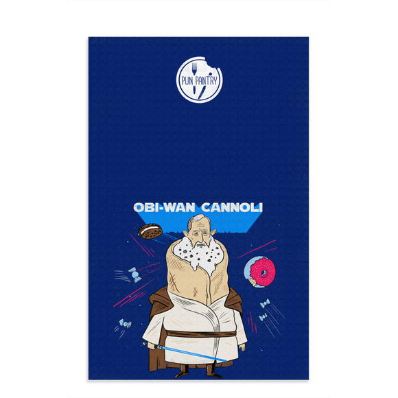 Obi-Wan Cannoli Dish Towel - punpantry