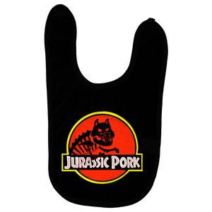 Jurassic Pork Baby Bib - punpantry