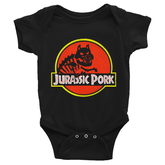 Jurassic Pork Baby Onesie - punpantry