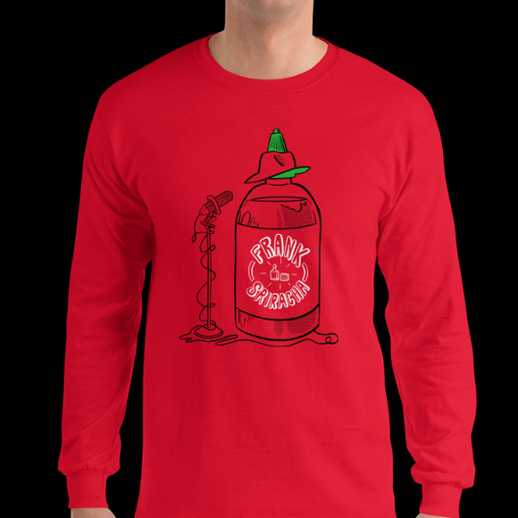 Frank Sriracha Long Sleeve T-Shirt - punpantry