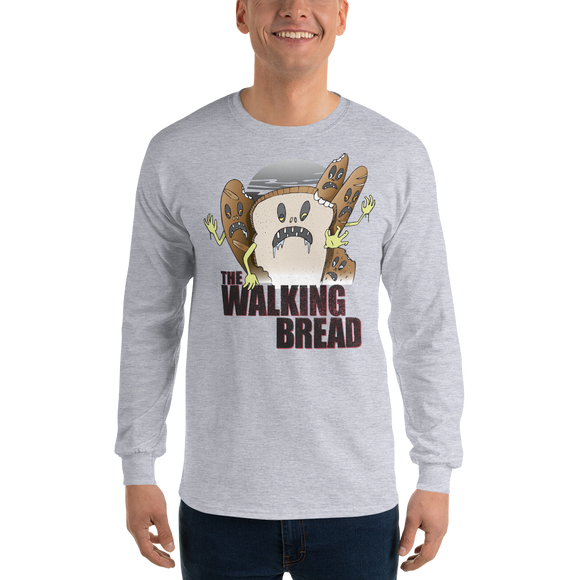 The Walking Bread Long Sleeve T-Shirt (3 Color Options) - punpantry