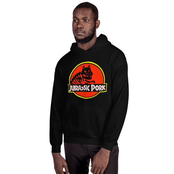 Jurassic Pork Hooded Sweatshirt - punpantry