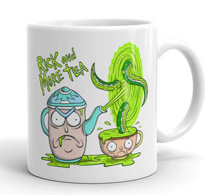 Rick & More Tea Mug, Funny Coffee Mug, Rick & Morty Gift - punpantry