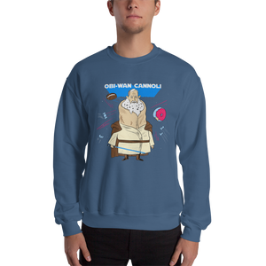 Obi-Wan Cannoli Crewneck Sweatshirt, Star Wars Funny Gift - punpantry