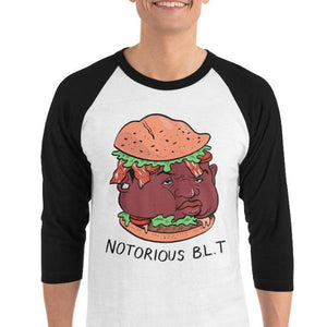 Notorious BLT 3/4 Sleeve - Baseball T-Shirt - punpantry
