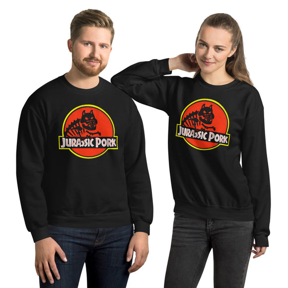 Jurassic Pork Crewneck Sweatshirt - punpantry