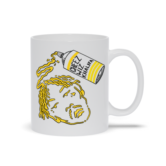 Cheez Wiz Khalifa Ceramic Mug - punpantry